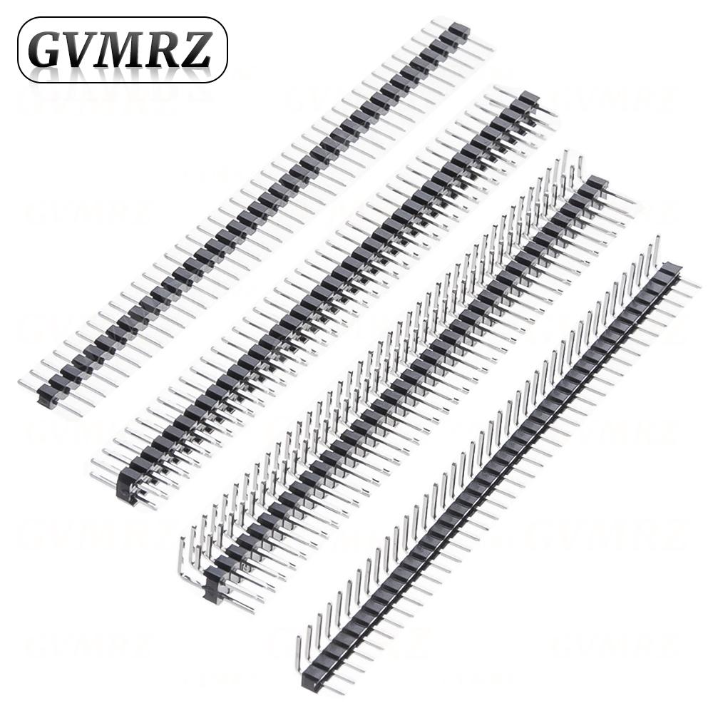 10PCS 2.0mm 40 Pin Male Single Row Pin Header Strip 1*40P 2mm Male Pin Header Connector 2*40P