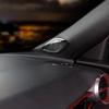 Fit For Chevy Trax 2024 Gloss Black Steel A Pillar Speaker Frame Cover Trim 2PCS