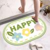 Bathroom Floor Mat Soft Diatom Mud Toilet Water-absorbing Non-slip Foot Mat Toilet Entry Door Mat Quick Drying Mat