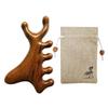 Wooden restoration bracket acupressure device trapezius muscle massage lymphatic circulation massage C type