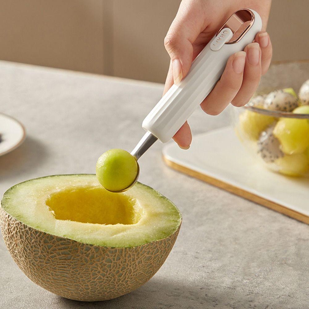 Stainless Steel Metal Fruit Platter Fruit Ball Scooper Ice Cream Scoop Ice Cream Spoon Ball Scooper