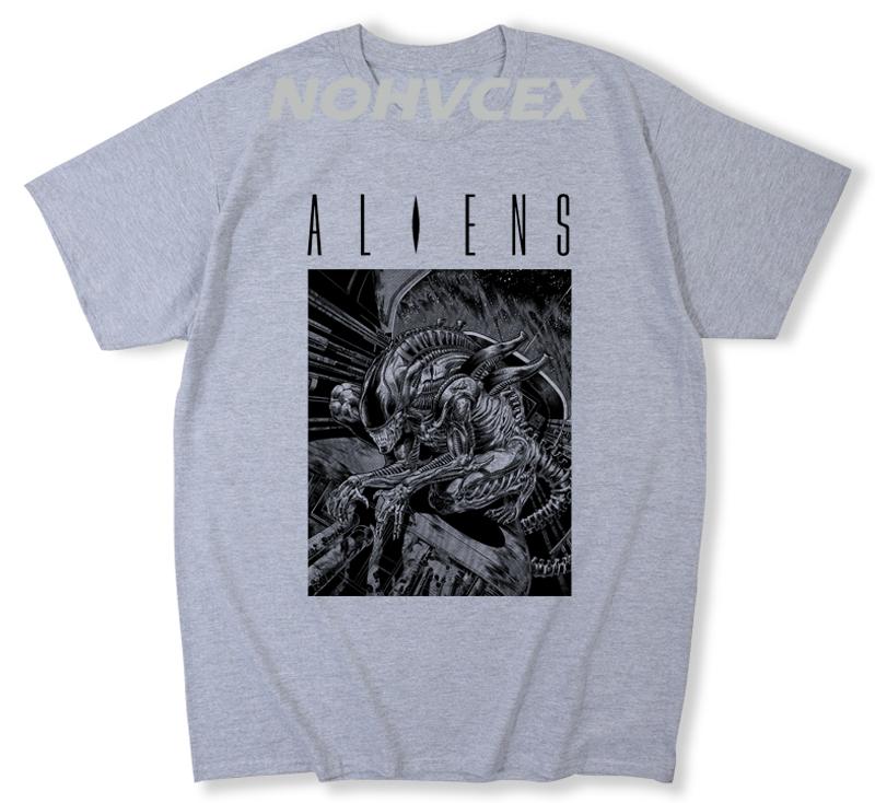 Alien Vs Predator Avp Aliens Predator модные мужские топы с принтом футболки футболка с фильмом 2XL