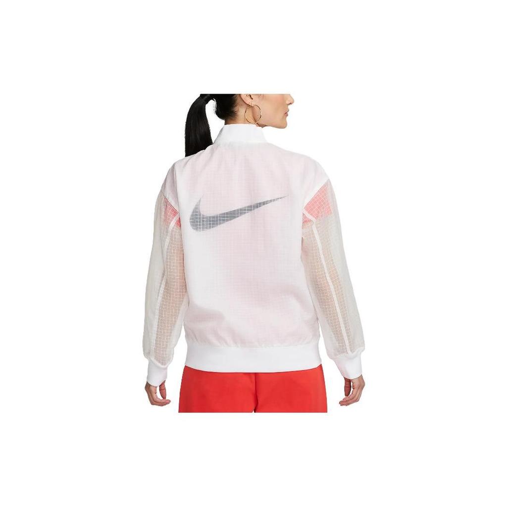 Nike Sportswear Essentials Women's Woven Sports Jacket White DV7973-100