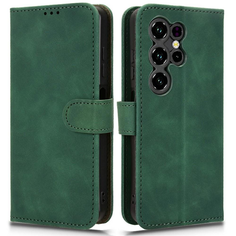 For Oukitel C2 Leather Case Skin Feel Anti Drop Wallet Stand Flip Phone Cover