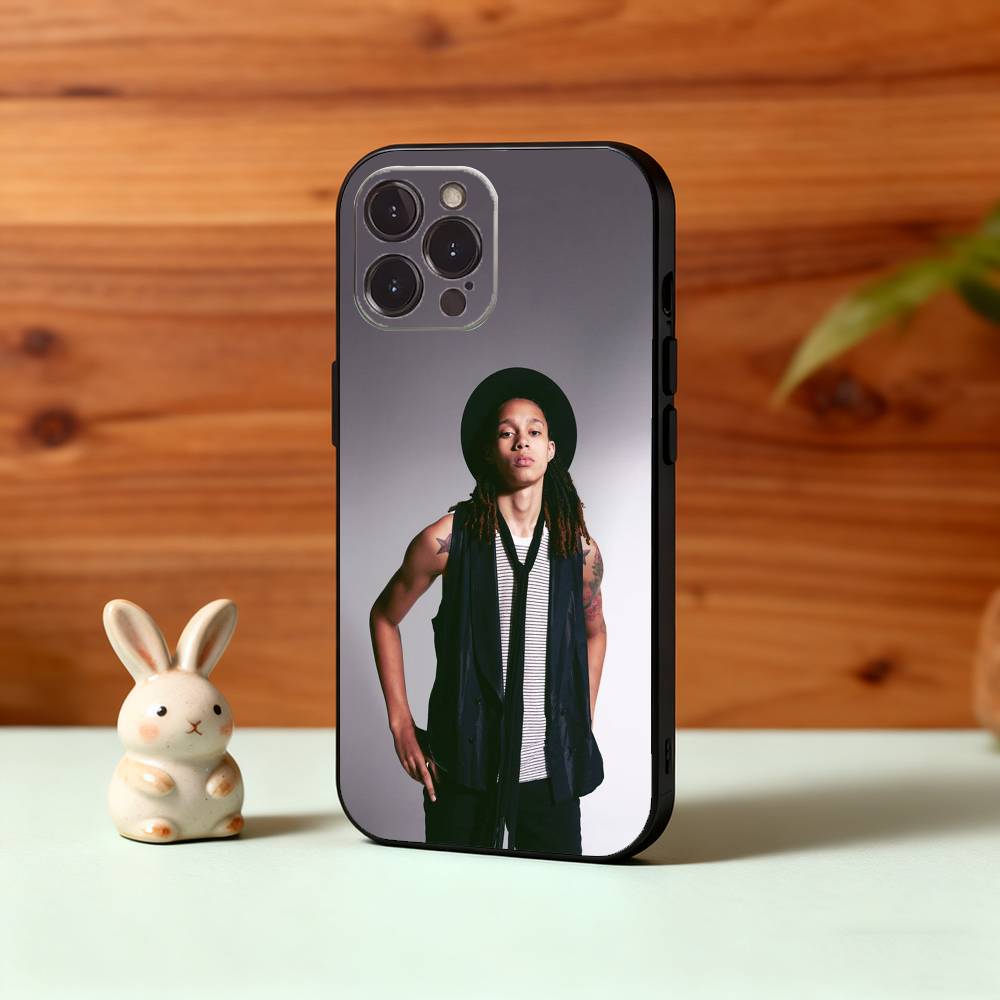 

1PC B-Brittney G-Griner Phone Case For iPhone17,16,15,14,13,12Plus,Pro Max,XS,5G Soft Silicone Black Cover iPhone13