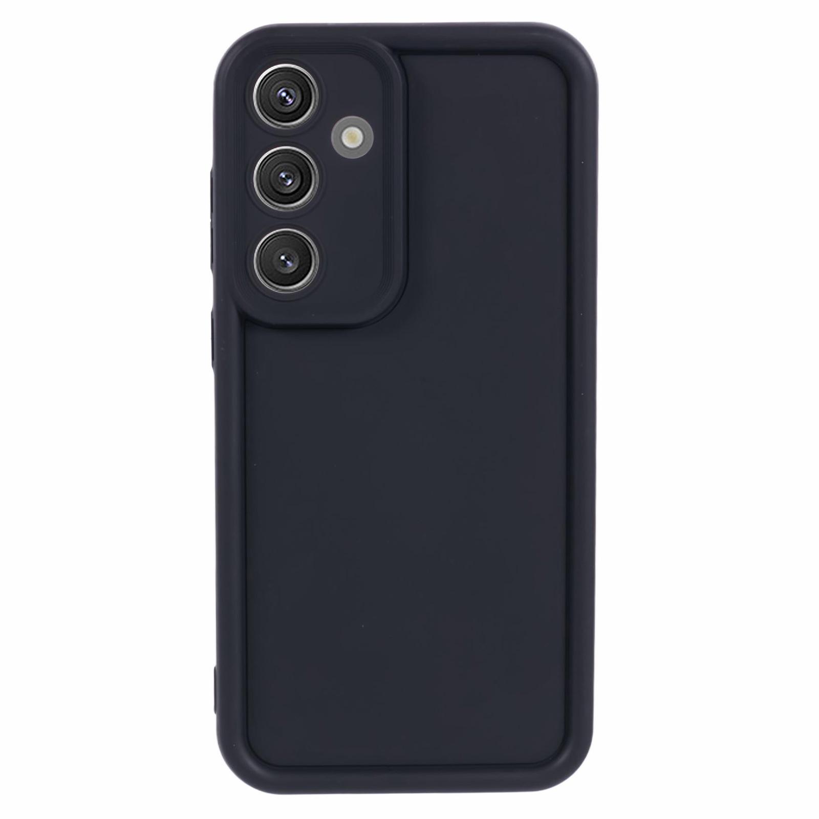 

For Samsung Galaxy S24 FE Case Flexible TPU Phone Cover Camera Protection Black