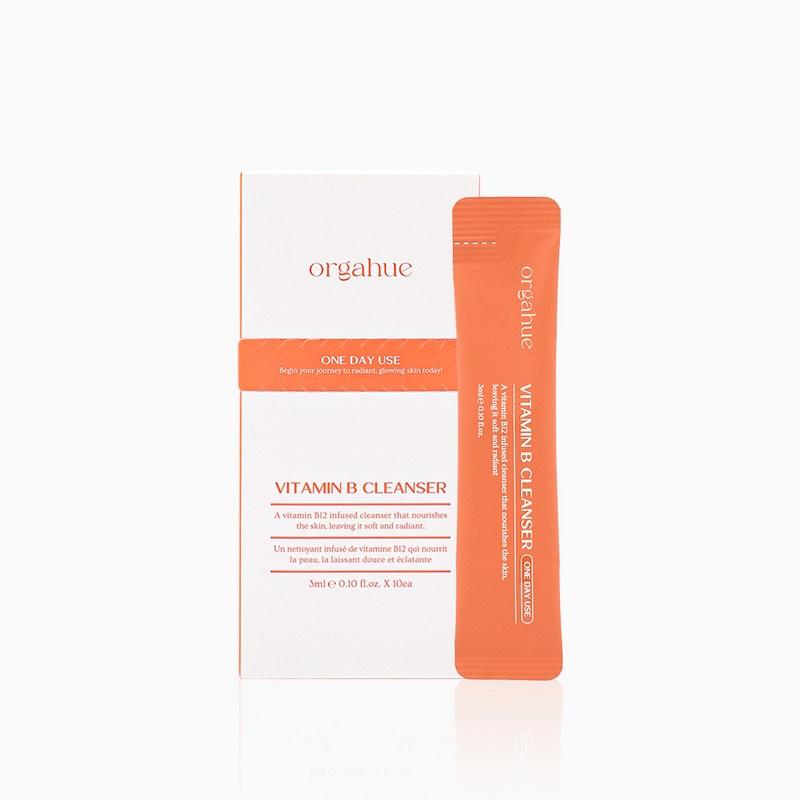 OlgaHue Vitamin B Cleanser One-Day Use Powerful Cleansing Travel Size, 10 pcs, 3ml