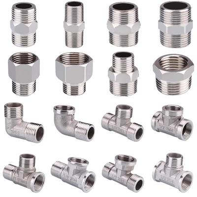 Nerezový T-kus G1/2" T-ventil Rozdělovač Třícestné zařízení Otvor Pro Koupelnový Bidetový Postřikovač Sprchu