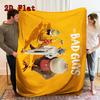 The Bad Guys 2D Flat Pattern Flannel Blanket High quality All Seasons Warmth and Comfort Perfect for Christmas Gifts.PMT0914358