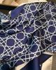 New Geometric Print Spring Summer Soft Satin Scarf Fashionable Commute Professional Neck Protection Square Scarves