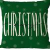 Merry Christmas Decor Cushion Cover x cm Pillow CaseCartoon Reindeer Santa Claus Printed Throw Pillowcase Linen Pillow Cover
