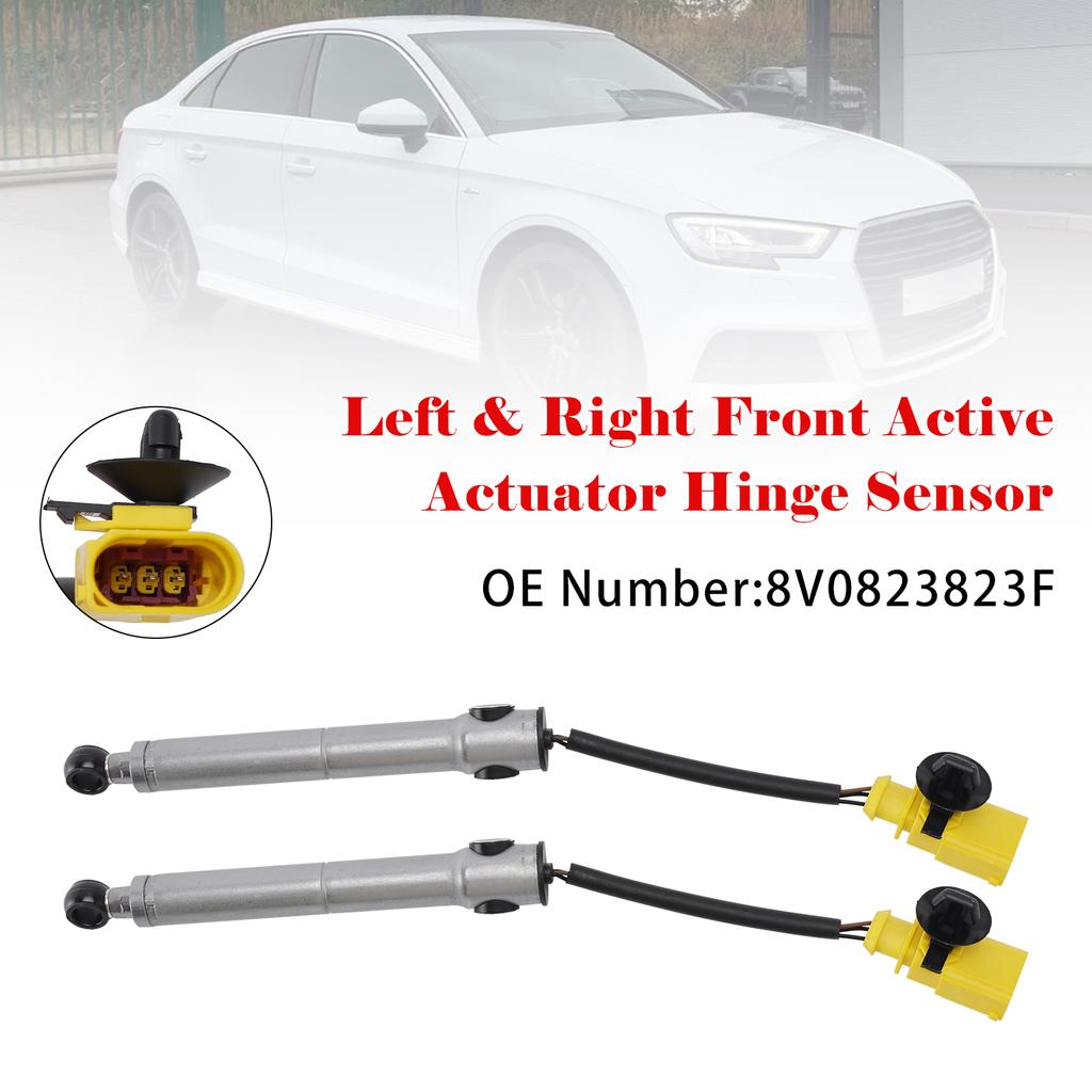 Left & Right Front Active Actuator Hinge Sensor 8V0823823F For   A3 2013-2016