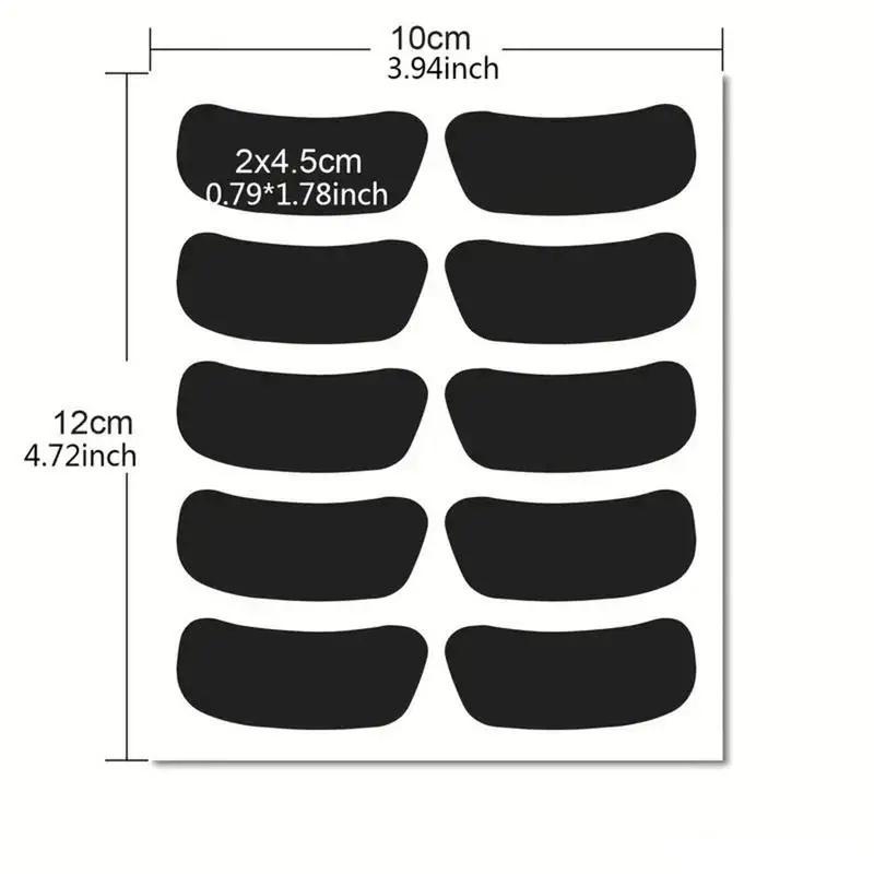 Baseball Eye Black Stickers 100Pcs Breathable Under Eye Football Strips Sports Eye Stickers For Girls Boys Adults Kids Sport