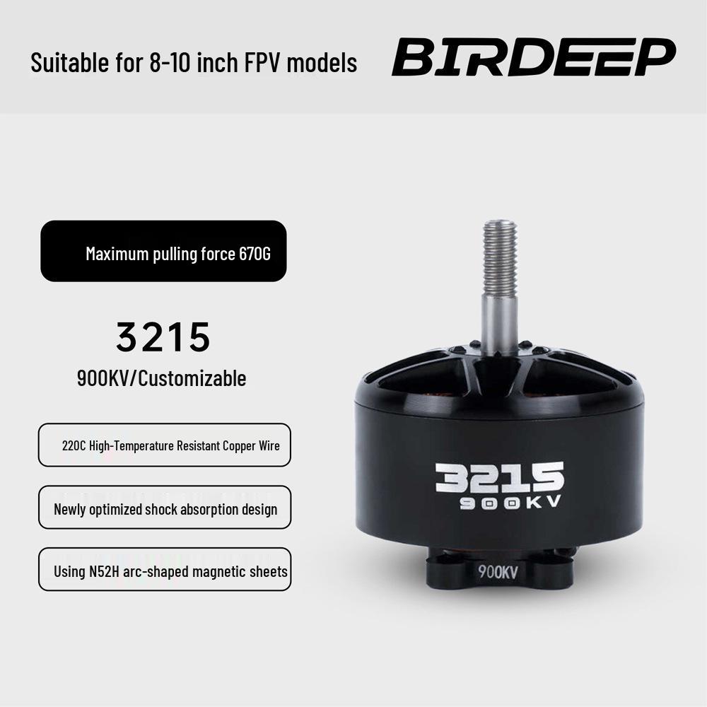 BIRDEEP 3215-900KV Motor for 8-10" Propeller FPV Racing Drones