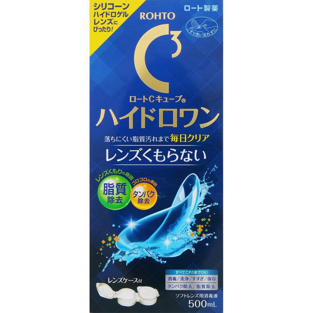 Rohto Roto C Cube C Cube Hydro One 500ml (Quasi-Drug) Soft Serve Indications: Disinfection of Soft Contact Lenses (Groups I To IV) 0