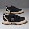 New Spring/Summer 2025 Men's Shoes Board Shoes Fish Silk Cloth  Board Anti slip Breathable Casual