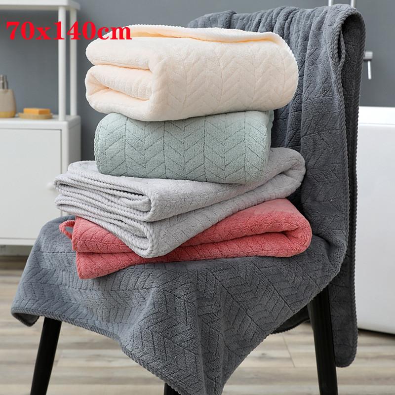 Thickened Coral velvet bath towel increases water absorption adult bath towel solid colordark grey soft affinity face towel