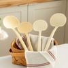 Durable 2in1 Kitchen Stir Fry Spoon Silicone Mushroom Shape Cooking Spatula Frying Spatula Kitchen Tools