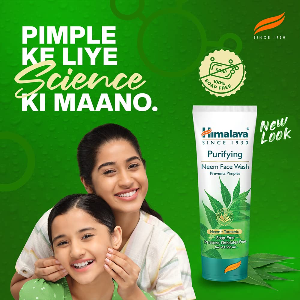 Himalaya Herbals Προσώπου Καθαριστικό Νεμ, 200ml (Συσκευασία των 2)