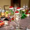 30pcs Christmas Cup Card Wine Glass Santa Hat Decoration Cards Champagne Glass Paper Labels New Year Dinner Table Ornaments