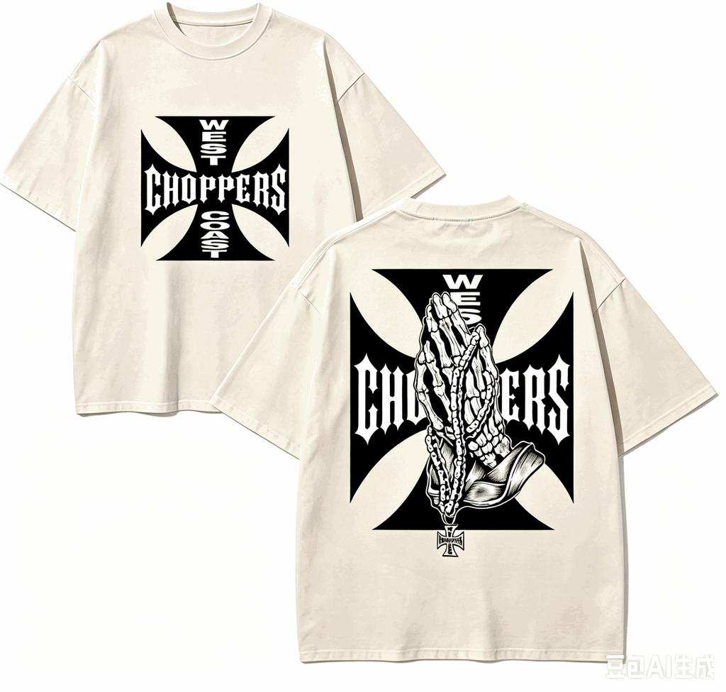 West Coast Choppers Geschenk T-Shirt Herren Damen Harajuku Oversized Unisex Kurzarm Streetwear hohe Qualität Paare heißes Produkt Bequem