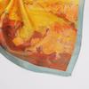 High-Quality Mulberry Silk Crepe Satin Scarf – Large Square, Sun Protection for Spring & Autumn