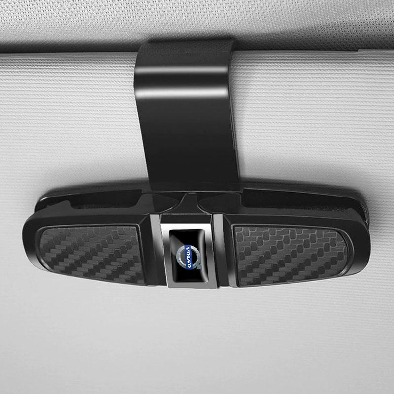 Car Glasses Clip Sun Visor Card Ticket Clamp Fastener For Volvo XC90 V90 V60 XC60 V40 EC40 EX40 S80 S60 S90 C40 XC40 V70 XC70 ars123