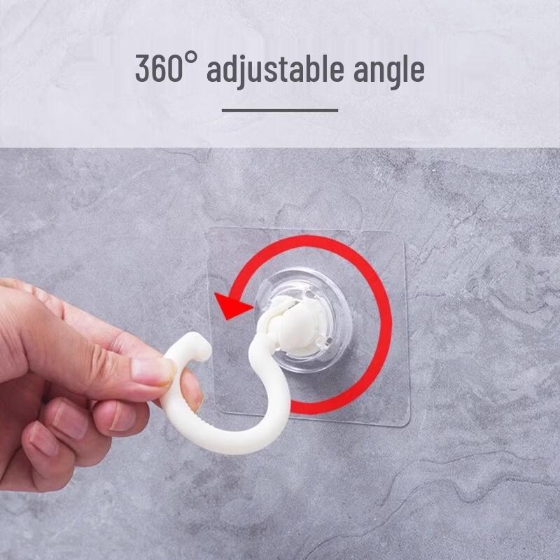 ZNMW Rotating Ceiling Adhesive Hooks