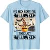 I've Been Ready for Halloween Funny Ghost Skeleton Graphic T-Shirt Casual  Daily Four Seasons Men Clothing Tees