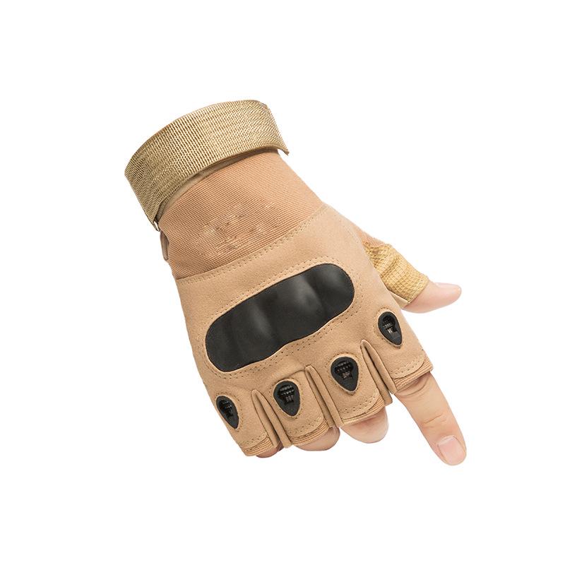 Half-Finger Tactical Gloves for Outdoor Sports, Cycling & Mountaineering – Non-Slip, Wear-Resistant, Fingerless Design