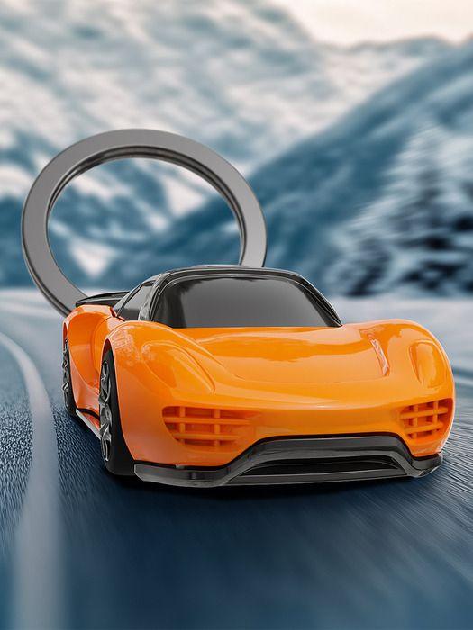 Металлморфоза Бельгийский Металлический Брелок Суперкар Оранжевый F