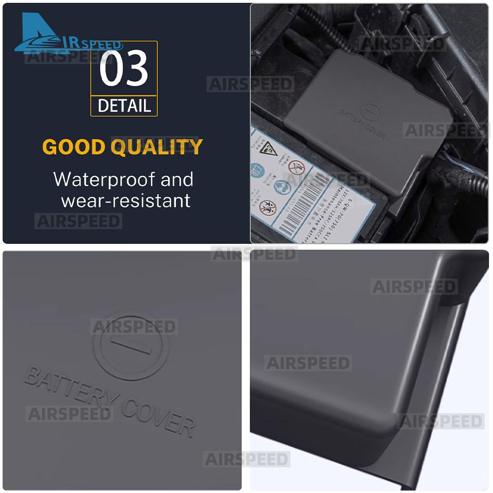 Car Battery Negative Terminal Protective Cover For Ford Ranger 2023 2024 Waterproof Dustproof Interior Accessories