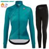 2025 Raudax Women Long Sleeve Jersey Pure Dye Coral Winter Cycling Clothing Outdoor Riding MTB Ropa Ciclismo Velveteen Bike Set