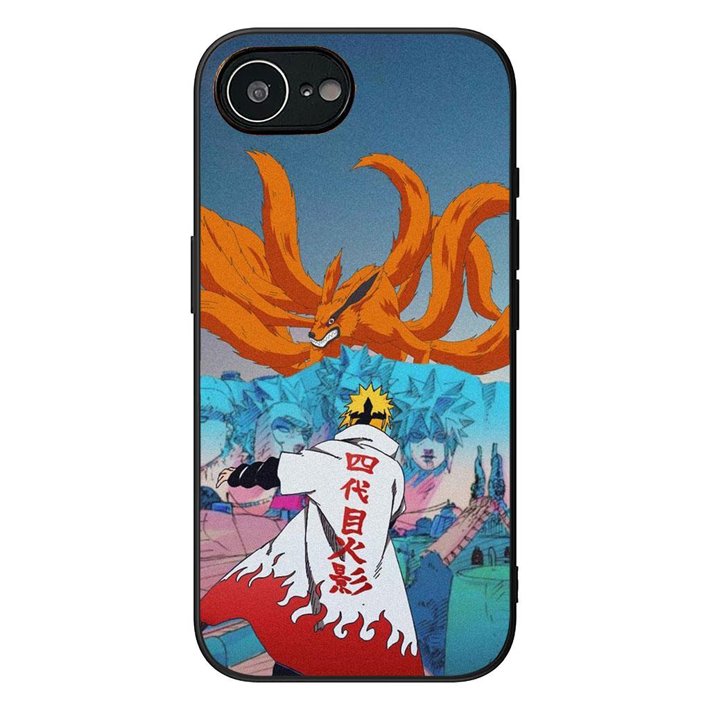 Cover for Apple iPhone 16 15 14 Plus 13 12 Mini 17 Pro Max + ProMax 16E Air 16+ 15+ Phone Case Comics Narutos Sasuke Uchiha