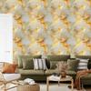 Ink wallpaper beige, gold, cream and light gray 50x1000