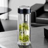 WANXIANG Double-Wall Glass Tea Tumbler