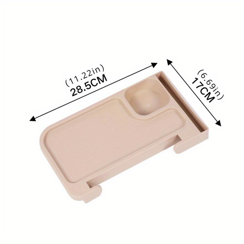 1PCRecliner Chair Clip On Side Desk Portable Cup Phone Holder Tray Multipurpose Travel-friendly for Outdoor Camping Accessories