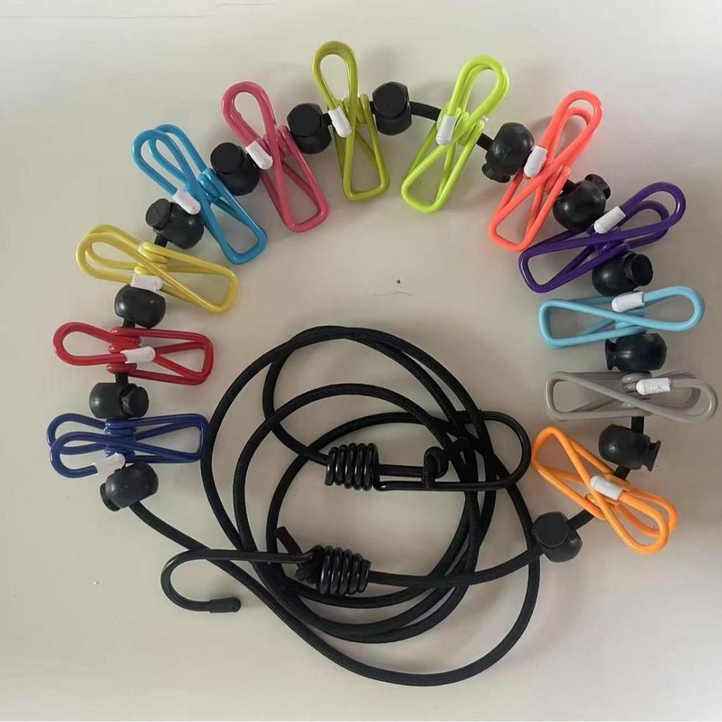 10pcs Coated Mini Clips for Photos, Snacks, Sealing, Clothes, Socks, or Food Fixing
