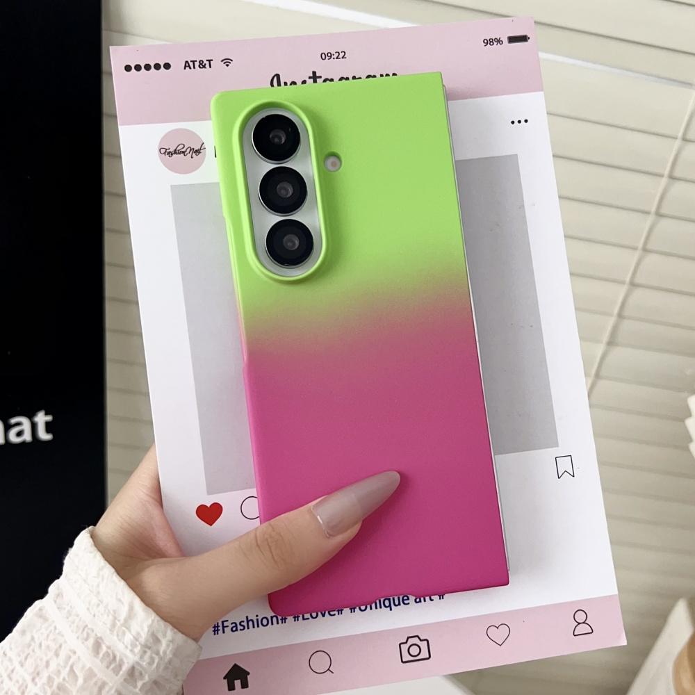 Gradient Colorful Ultra Thin Hard PC Case For For Samsung Galaxy Z Fold7 6 5 4 3 5G Shockproof Protection Cover For ZFold 7 6 5