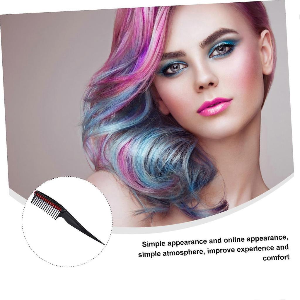 Detachable Roller Hair Dye Comb with Wide Tooth for Precise Parting and Gentle Scalp Massage