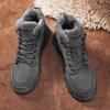 Men's Shock Absorption Anti Slip and Wear-resistant Mid Top Fashion Outdoor Cotton Shoes Martin Boots Casual Men's Shoes Snow Boots
