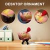 Flocked Swiveling Seat Ornament For Cars, Offices, And Desktops - Decompression Ornament