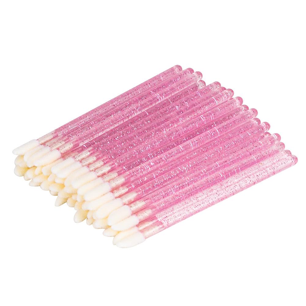 50 STUKS Wegwerp Make-up Kwasten voor Lippen & Wimpers – Draagbare Lippenstift & Wimper Extensions Applicators