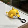 Pull Line Shark Keychain Pendant Keychain Simulation Removable Mouth Shark Abs Keychain Toy Anti-Stress Schoolbag Pendants