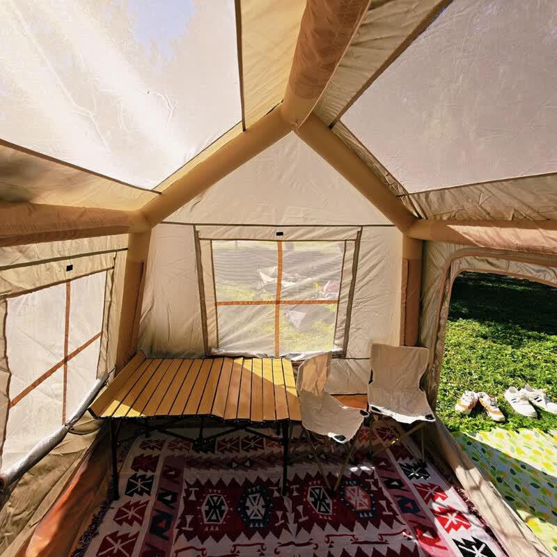 OEING All-Season Inflatable Camping Tent with Canopy