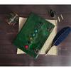 Seven stone Leather journal Handmade Embossed Vintage Leather Bound Green Notebook Sketchbook Diary Best Gift For Him