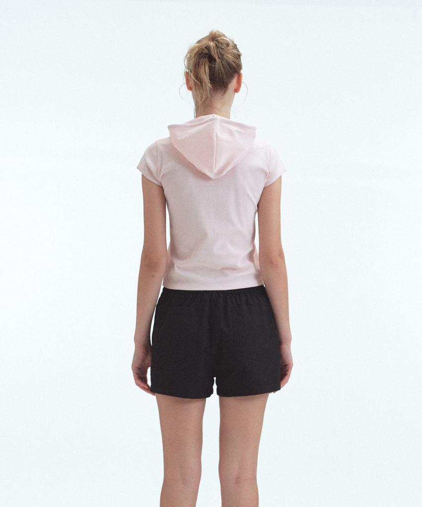 REST&RECREATION Cap Sleeve Hoodie - Pink