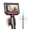 360° Steering Industrial Pipeline Inspection Borescope, 4.3-inch Screen, Portable Bendable Handheld Device.