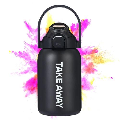 

BottHealth 850ml Stainless Steel Water Bottle with Straw, SUS304 Vacuum Insulated, Leak-Proof, Perfect for Sports, Travel, and Exercise, with a Wide M