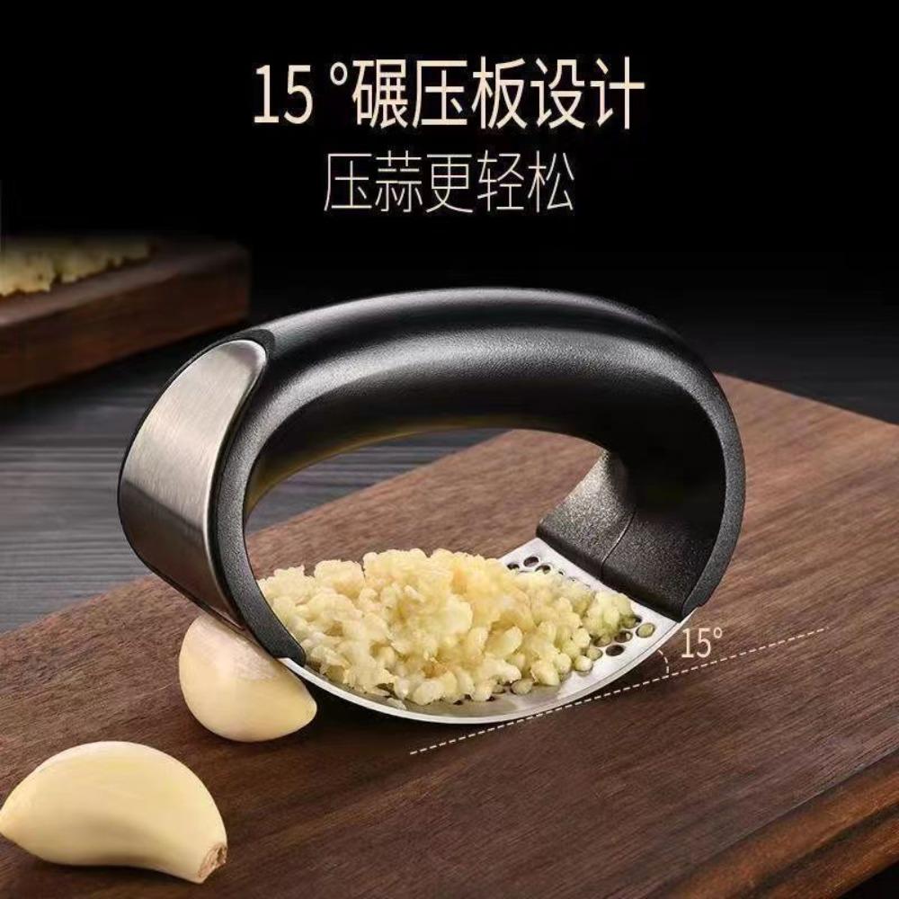 Stainless Steel Garlic Press Crusher Manual Garlic Mincer Chopping Garlic Tool Fruit Vegetable Tools Kitchen Accessories Gadget